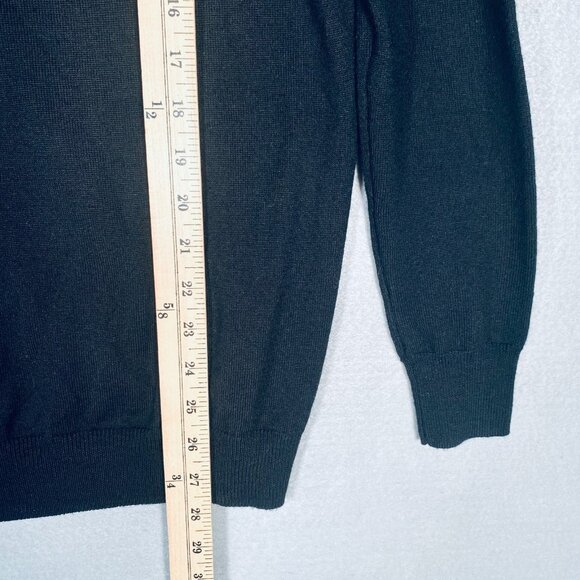 Polo Ralph Lauren Merino Wool Sweater S Black Boyfriend Fit Cardigan NWT - Picture 11 of 13